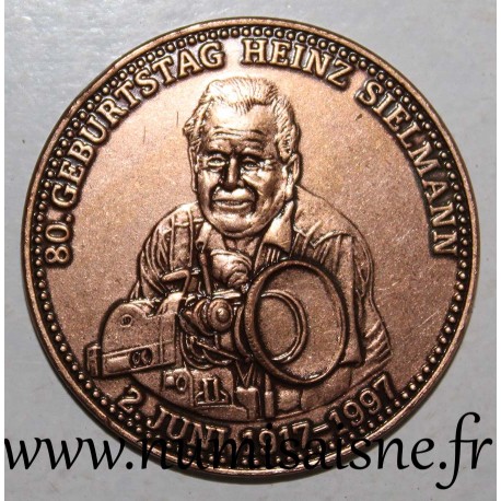 GERMANY - MEDAL - 80 YEARS OF HEINZ SIELMANN - 1917 - 1997