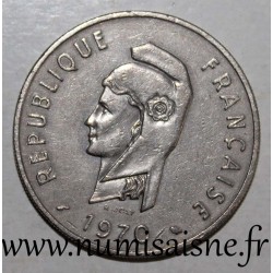 AFARS UND ISSAS - KM 19 - 100 FRANCS 1970