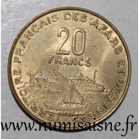 AFARS AND ISSAS - KM 15 - 20 FRANCS 1975