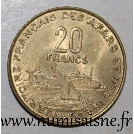 AFARS UND ISSAS - KM 15 - 20 FRANCS 1975 AFARS UND ISSAS - KM 15 - 20 FRANCS 1975