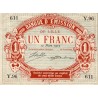 59 - LILLE - BANQUE D'EMISSION - 1 FRANC - 12/03/1915