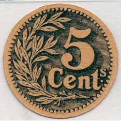 COUNTY 59 - LILLE - EMISSION BANK - 5 CENTIMES - 1915