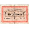 62 - ISBERGUES - 25 CENTIMES - 01/03/1917