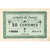 COUNTY 62 - ISBERGUES - 50 CENTIMES - 01/01/1916