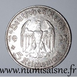 GERMANY - KM 83 - 5 MARK 1935 F - Stuttgart