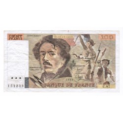 FAY 69/8a - 100 FRANCS DELACROIX 1984 - P.154b