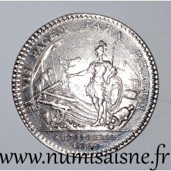 TOKEN - ARTILLERY - LOUIS CH. OF BOURBON - 1734 - R/ the giant Pallas