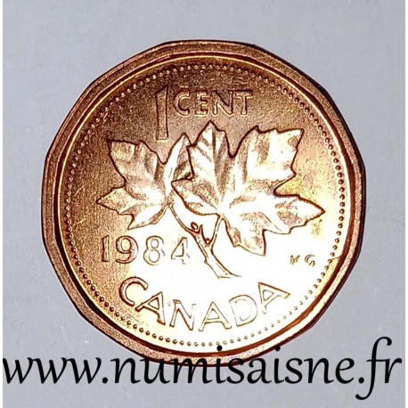 CANADA - KM 132 - 1 CENT 1984