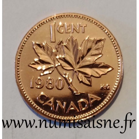 KANADA - KM 127 - 1 CENT 1980