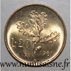 ITALIEN - KM 97 - 20 LIRE 1981