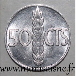 SPAIN - KM 795 - 50 CENTIMOS 1966 - 73 Im Stern