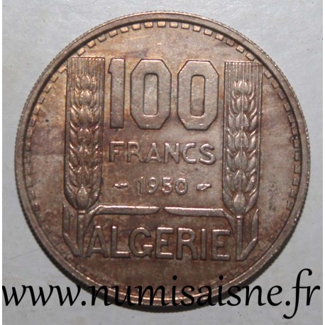 ALGERIE - KM 93 - 100 FRANCS 1950