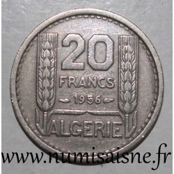 ALGERIA - KM 91 - 20 FRANCS 1956