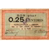 COUNTY 70 - CORRE - VOUCHER FOR 25 CENTS - CANCELS