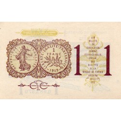 75 - PARIS - 1 FRANC - 10/03/1920 - CHAMBER OF COMMERCE