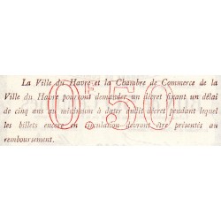 COUNTY 76 - LE HAVRE - CHAMBER OF COMMERCE - 50 CENTIMES - 1916