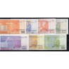 SERIES OF 6 FANCY BANKNOTES - GAME EUROS - 2001