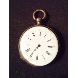 MEN'S POCKET WATCH IN SILVER