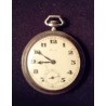 MEN'S POCKET WATCH IN SILVER WITH KEY WINDER BRAND 'BENDA'