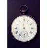 MEN'S POCKET WATCH IN SILVER WITH KEY WINDER