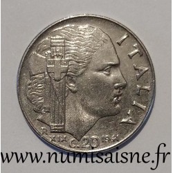 ITALY - KM 75b - 20 CENTESIMI 1941