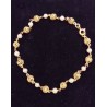 YELLOW GOLD BRACELET - 18 CARATS - 11 ZUCHTPERLEN MIT EINEM DURCHMESSER VON 3 MM