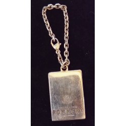 KEYCHAIN - SILVER - ADVERTISING 'CHAMPAGNE POMMERY'