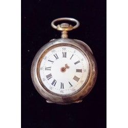 SILBERNE ADOLESCENT POCKET WATCH MIT KLASSISCHEM BEWEGER