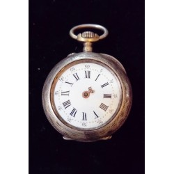 SILVER ADOLESCENT POCKET WATCH WITH CLASSIC WINDER