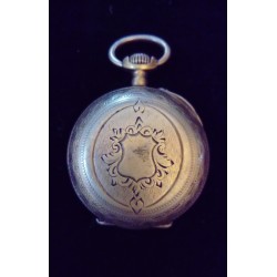 SILVER ADOLESCENT POCKET WATCH WITH CLASSIC WINDER