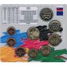 SLOVAKIA - 3.88€ MINTSET 2022 - UNC in Blistercard - 8 coin and 1 medal - BEIJING OLYMPIC GAMES