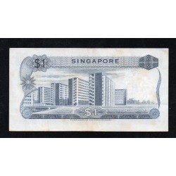 SINGAPORE - PICK 1 d - 1 DOLLAR - 1972 - TYPE II