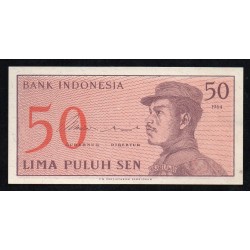 INDONESIA - PICK 94 a - 50 SEN - 1964