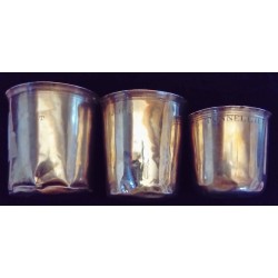 SET OF 3 SILVER TIMPANI - DAMAGED