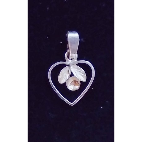 HEART PENDANT - SILVER