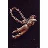 SILVER KEYCHAIN - GOLFER