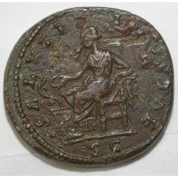 175 - FAUSTINE JEUNE - MOYEN BRONZE - R/SALUTI AETERNAE - SC - TTB