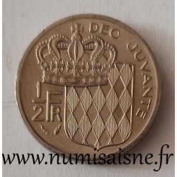 MONACO - KM 145 - 1/2 FRANCS 1975