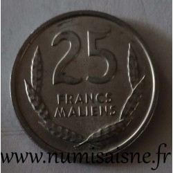 MALI - KM 4 - 25 FRANCS 1961 - Lion