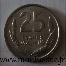 MALI - KM 4 - 25 FRANCS 1961 - Löwe