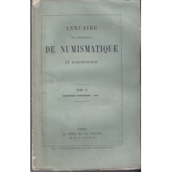 Annuaire de la société française de numismatique et d'archéologie - Tome IV - 1873