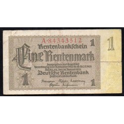 GERMANY - PICK 173 b - 1 RENTENMARK - 30/01/1937