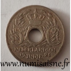 INDES ORIENTALES NÉERLANDAISES - KM 313 - 5 CENTS 1921