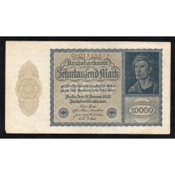 ALLEMAGNE - PICK 72 - 10 000 MARK - 19/01/1922
