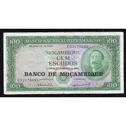 MOZAMBIQUE - PICK 117 a - 100 ESCUDOS - NON DATÉ - 1976