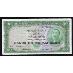 MOZAMBIQUE - PICK 117 a - 100 ESCUDOS - NOT DATED - 1976
