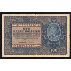 POLAND - PICK 27 - 100 MAREK - 23/08/1919