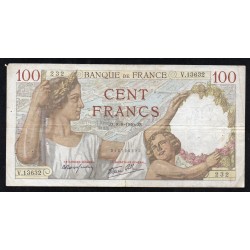 FAY 26/35 - 100 FRANCS SULLY - 08/08/1940 - PICK 94