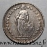 SWITZERLAND - KM 23 - 1/2 FRANC 1950 B - STANDING HELVETIA