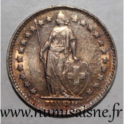 SUISSE - KM 23 - 1/2 FRANC 1950 B - HELVETIA DEBOUT